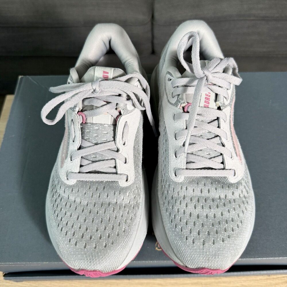 Brooks Adrenaline GTS 24 Alloy Gray Zephyr Daily Running Shoes Women's Size 6.5D - Picture 8 of 12